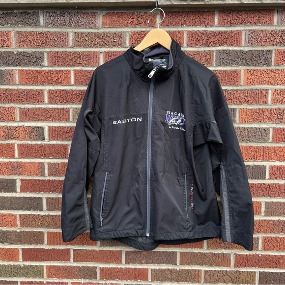 Easton Niagara University Purple Eagles Black Hockey Jacket - Picture 1 of 5